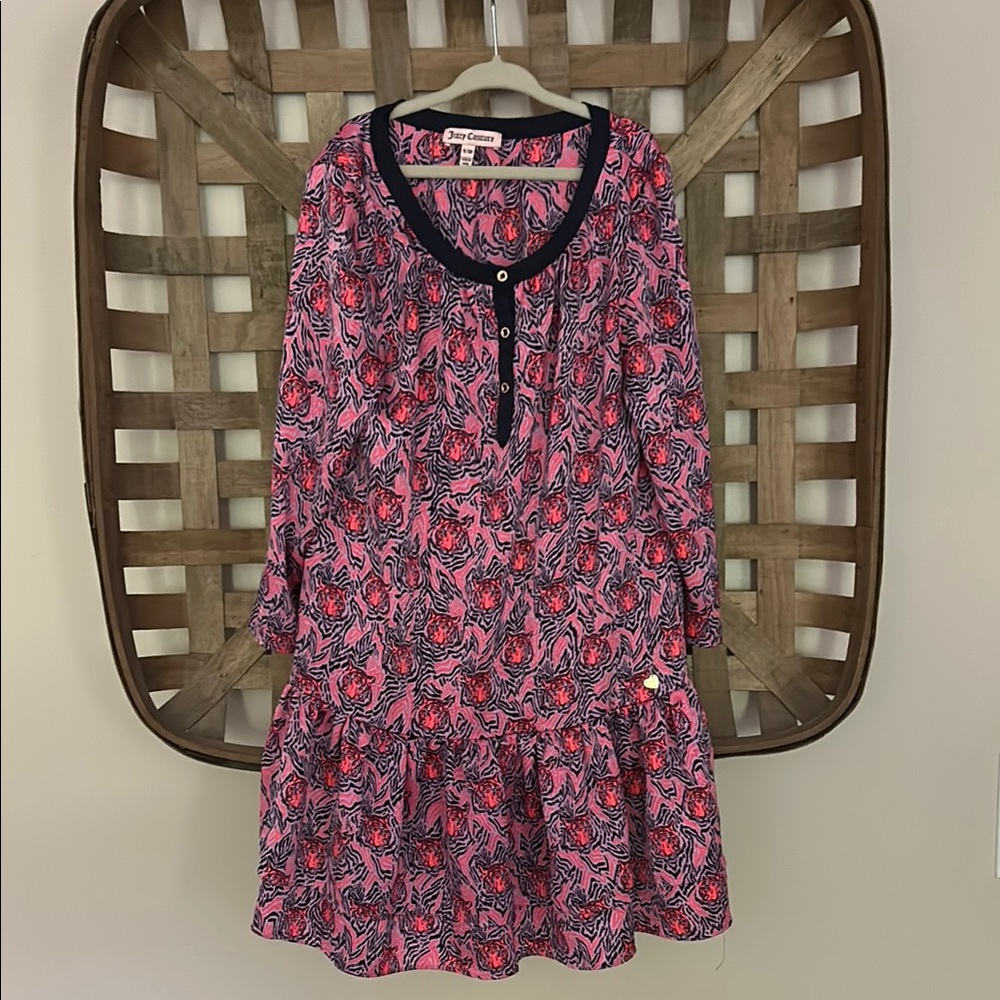 Juicy Couture Girl’s Tiger Satin Dress
